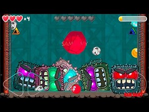CAVE BOSS STRIKE RED BALL 4 LEARN COLORS LEVEL 75 (ios/android)