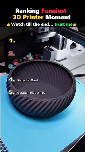 Ranking Funniest 3D Printer Moments 🖨🤣 | #3DPrinting #FunnyMoments #Shorts