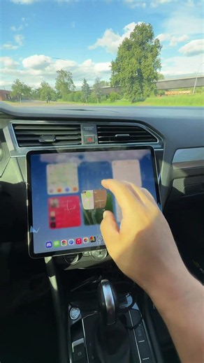 turn your personal tablet or ipad into your new upgraded car screen 🔥🚗 watching sports or movies