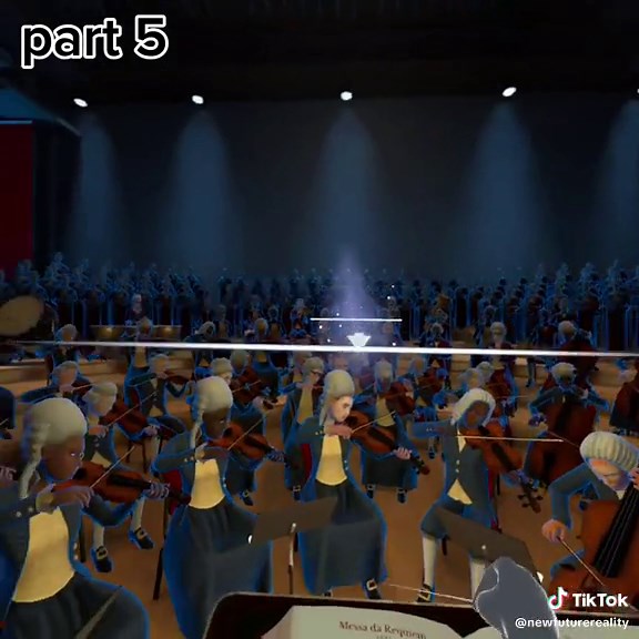 Replying to @newfuturereality #opera #vr #music #vrgame #quest2 #symphony #fullorchestra #game #gamer #handtracking #maestro #classicmusic #classic