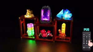Kyglaring LED Light Kit Compatible with Lego Mineral Collection 21362 Building Blocks - Upgraded Remote Control & Multi-Mode Dimming for 21362 Model Set (Lights Only, Model Not Included)