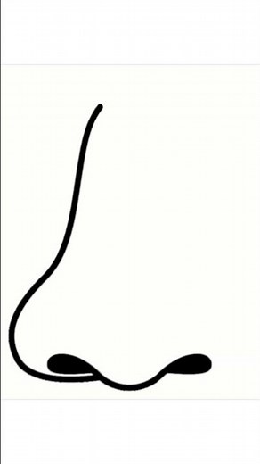 🎨 How to Draw a Perfect Nose Easily! | Quick Tips for Beginners | #Shorts #howtodraw #drawing #art