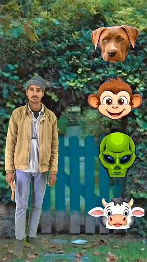 Head to Dog, Monkey, Alien, Cow - Funny dance magic vfx#maxtern