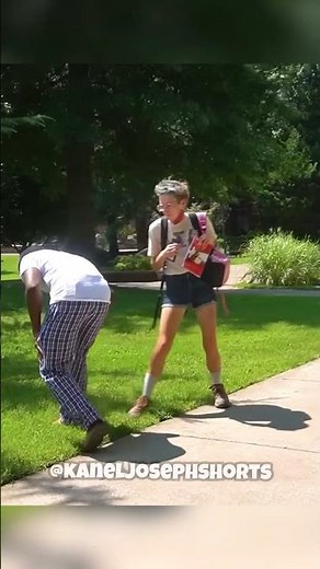 Throwing Up on College Students Prank!! 🤮😂 #prank #funny #kaneljoseph