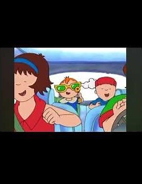 Caillou and the family singing 🎵 🎶 The beach 🏖️ 🏝️ to sea 🌊 on Caillou