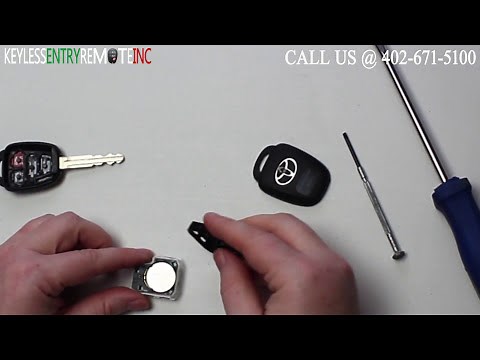 Toyota Camry Key Fob Battery Changing Video - DIY - (2012 - 2016) FCCID: HYQ12BDM