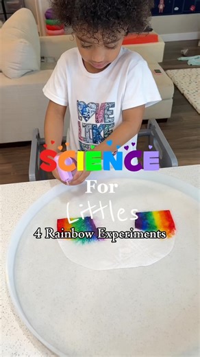 Cynthia | Rainbow Science Experiments for y’all to try! Full Experiments + instructions in my profile. Follow us for more 🤩 What theme do you... | Instagram