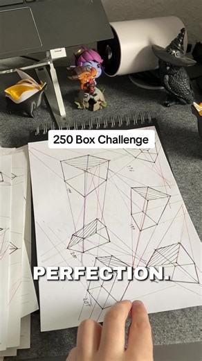 Mastering the 250 Box Challenge: My Artistic Progress
