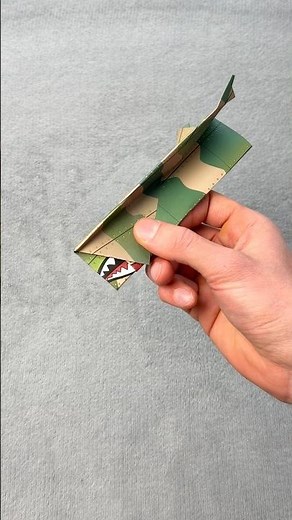 DIY Army Paper Plane ✈️ Military Fighter Jet Origami Tutorial