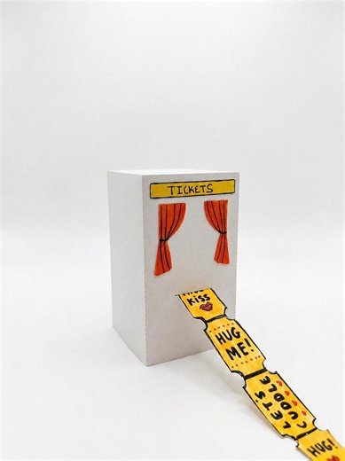 DIY Paper Ticket Booth Craft Kit | Movie Night Decor, Easy Assembly - Etsy