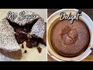 My New Favorite Dessert. No Sugar Molten Lava Chocolate Cake. Simple Keto Dessert Recipes