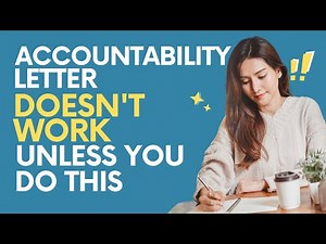 An Accountability Letter Doesn't Work Unless You Do THIS
