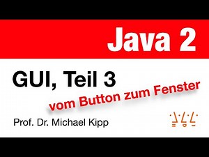 Java 2: GUI (Teil 3) - Vom Button zum Fenster