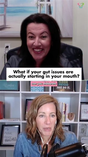 Leaky gums, leaky gut: the two are more connected than you think. ⠀ In this episode of Between Two Lips, Dr. Sanda Moldovan @drsanda explains how oral health influences gut health, brain inflammation, and even joint pain. The bacteria in your mouth don’t just stay there, they can travel through the body, impacting everything from digestion to immunity. ⠀ Dr. Moldovan shares how testing the oral microbiome through a simple saliva test can help identify harmful bacteria and explains why treating b