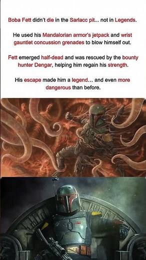 How Did Boba Fett Escape the Sarlacc Pit?