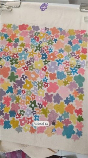 had so much fun PAINTING this TOTE BAG 🎨✨ #art #drawing #painting #totebag #traditionalart #acrylics