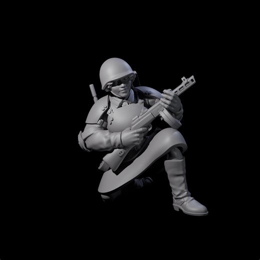 Weird War Spraying SMG War Maiden D