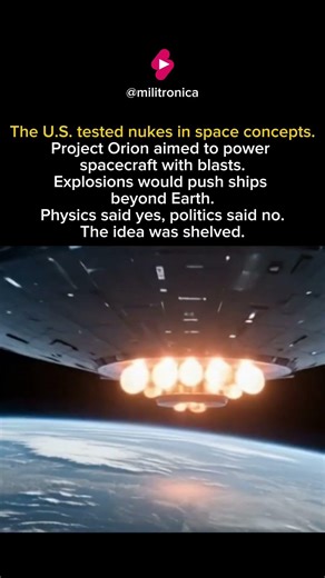 America Wanted Nuclear-Powered Spaceflight. Politics Shut It Down | Project Orion #shorts