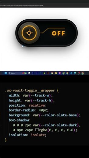 Modern Toggle Switch Animation | Interactive UI Design