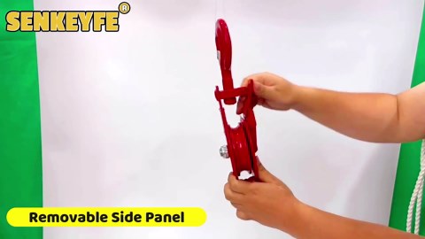 1 Ton Snatch Block with Hook, Easy-Open Design Snatch Block, for Wire Ropes Within 1/2" Inch, Snatch Block Pulley for Tow Truck Rollback Wrecker Hauler, Winch Pulley Winch Accessories (1PC)