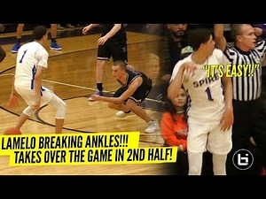 LaMelo Ball BREAKS Defender's ANKLES & Talks TRASH To Crowd!! Wins MVP Of Tournament In STYLE!
