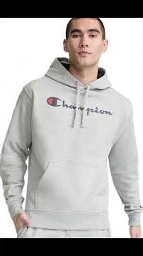 Champion Men's Fleece Script Logo Hoodie#2025#fashion#foryou#shorts#