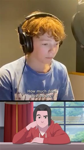 Christian Convery recording "How much does this job pay?" | Invincible | Prime Video
