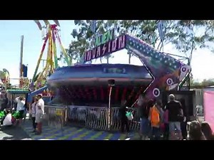 2016 Royal Adelaide Show - Alien Invasion (Gravitron) and Thunder Bolt