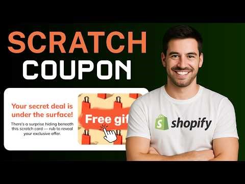 How to Add Scratch Coupon in Shopify [STEP BY STEP]