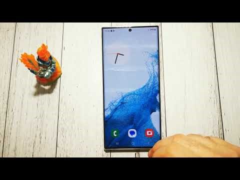 SAMSUNG GALAXY S22 ULTRA: How to add a clock widget to home screen | Quick Guide