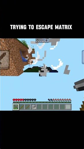 TRYING TO ESCAPE MATRIX#trying #to #escape #matrix #minecraft