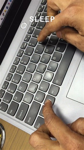 Sleep shortcut keys for windows | #computer #pc #asmr #tricks