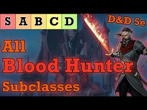 Ranking the best and worst Blood Hunter Subclasses in D&D