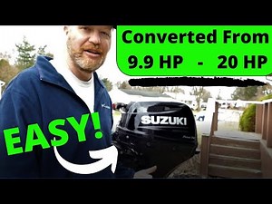 Suzuki 9 9 to 20 HP Conversion Project - So Easy!
