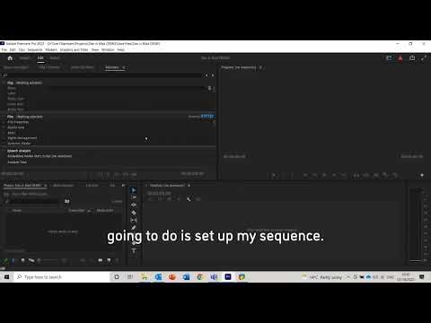 Premiere Pro: Set Up & Save