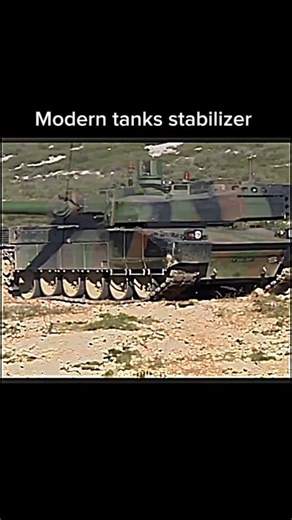 first two-plane gun stabilizer tank #military #army #militaryeverything
