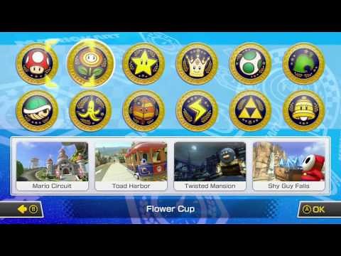Mario Kart 8 Deluxe 200cc Time Trials (All Tracks)