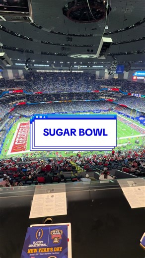 Unforgettable experience covering the Sugar Bowl. Also my first time in New Orleans. Great way to bring in the New year. ##olemiss##rebels##georgia