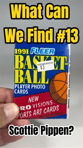 What Can We Find? | 1991-92 Fleer Basketball Pack Opening | Scottie Pippen?