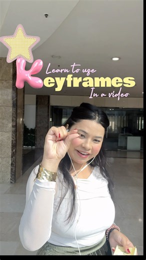 How to use Keyframes in a video 💠👩🏻‍💻✏️ #trending #viral #youtube #youtuber #editing #shorts