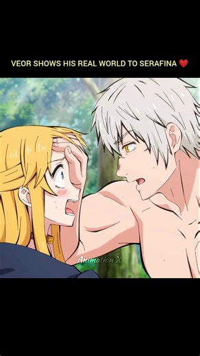 Serafina's gets the biggest shock! 😳😅 The Warrior Princess and the Barbaric King 😎 #anime #shorts