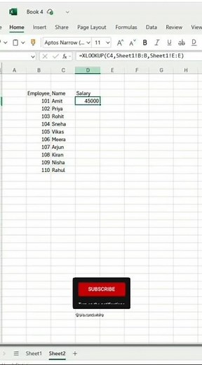 Learn XLOOKUP Fast – Excel’s Most Powerful Lookup Function!