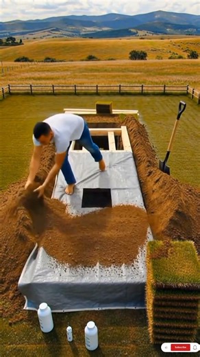 Hidden Underground Room Build | Start to Finish Countryside Project🤯