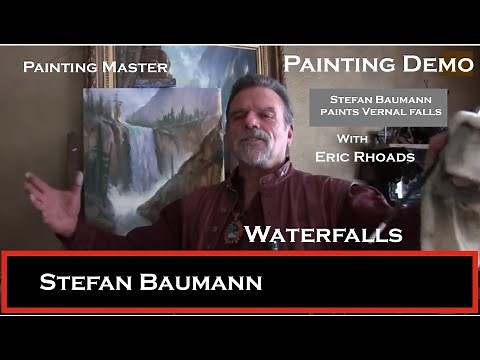 Painting Demo By Stefan Baumann Step by Step How to paint Plein Air on location.