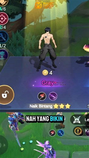 HOW OP IS HE? NEW 4 GOLD COST HERO GREY #MagicChessGoGo #MCGGIDCreators