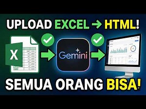How to Create an HTML Dashboard from Excel + Gemini AI (2 Minutes!)