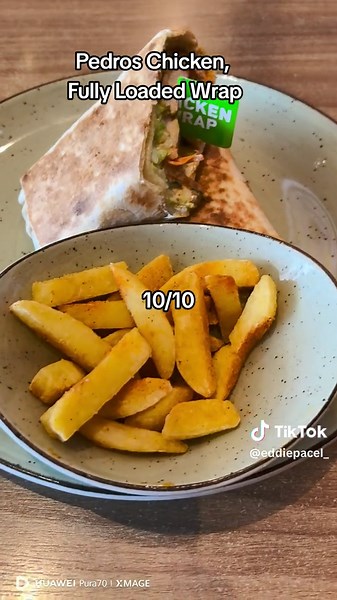 Pedros Chicken: Fully Loaded Wrap Review