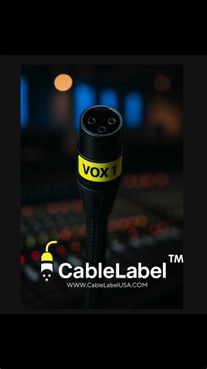 CabelLabel on Instagram: "Pre-printed, removable labels designed specifically for audio patching. No more marker + tape guessing. No more unlabeled looms. Just a clean, consistent system that makes your stage look professional and keeps your workflow fast. CableLabel™ — built for people who care about signal flow, speed, and doing the job right the first time. #CableLabel #ProAudio #AudioEngineer #FOH #MonitorEngineer #LiveSound #StagePatch #AudioTech #BacklineTech #MixingEngineer #StageCrew #To