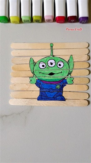 Toy Story 5 Alien Drawing Art ✍️ #toystory #alien #art #drawing #cartoon