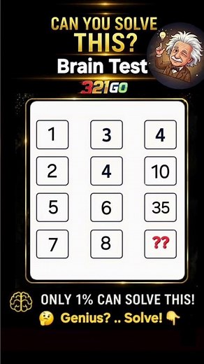 Only for Geniuses 1% Can Solve this Brain Test 🤔 Mathematical Logic, Problem Solving & Mental Math